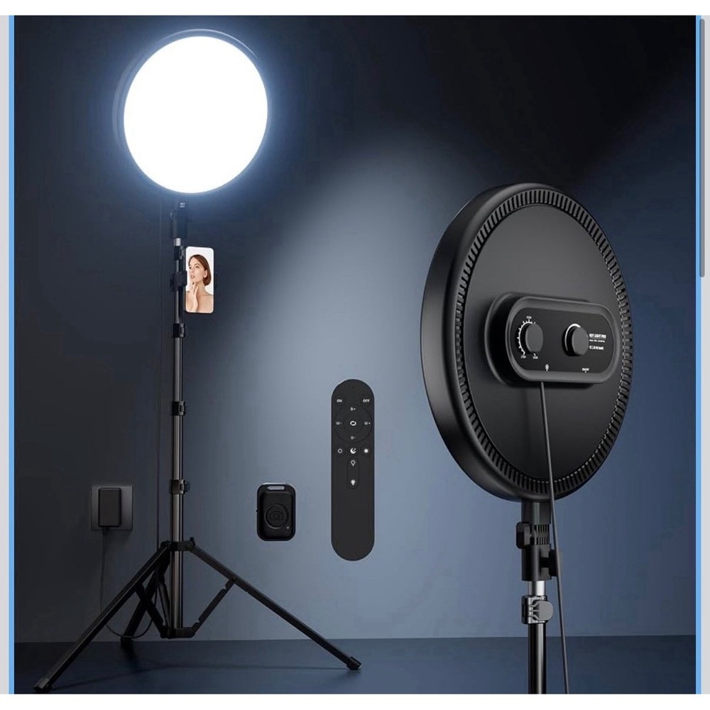 Professional 79" Large Ring Light with Phone Holder for Streaming and Photograph